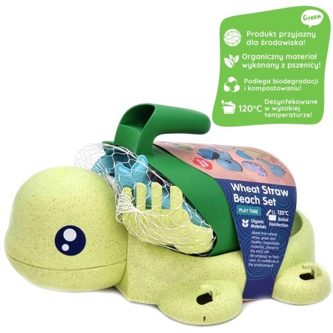 Woopie Let's Go Green WOOPIE GREEN Zestaw 2w1 do Piasku i Wanny Żółwik 8 el. BIODEGRADOWALNY ORGANICZNY MATERIAŁ Woopie Let's Go Green WOOPIE GREEN Zestaw 2w1 do Piasku i Wanny Żółwik 8 el. BIODEGRADOWALNY ORGANICZNY MATERIAŁ