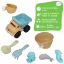 Woopie Let's Go Green WOOPIE GREEN Zestaw do Piasku Wiaderko Wywrotka 8 el. BIODEGRADOWALNY ORGANICZNY MATERIAŁ
