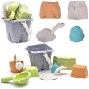Woopie Let's Go Green WOOPIE GREEN Zestaw do Piasku w Wiaderku Wieża 8 el. BIODEGRADOWALNY ORGANICZNY MATERIAŁ