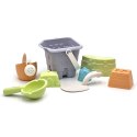 Woopie Let's Go Green WOOPIE GREEN Zestaw do Piasku w Wiaderku Wieża 8 el. BIODEGRADOWALNY ORGANICZNY MATERIAŁ