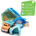 Woopie Let's Go Green WOOPIE GREEN Zestaw do Piasku w Wiaderku z Łopatką i Chwytakiem do Piasku + Wywrotka 9 el. BIODEGRADOWALNY ORGANICZNY MATERIAŁ