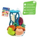 Woopie Let's Go Green WOOPIE GREEN Zestaw do Piasku z Kołowrotkiem i Konewką 10 el. BIODEGRADOWALNY ORGANICZNY MATERIAŁ