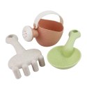 Woopie Let's Go Green WOOPIE GREEN Zestaw do Piasku z Kołowrotkiem i Konewką 10 el. BIODEGRADOWALNY ORGANICZNY MATERIAŁ