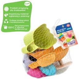 Woopie Let's Go Green WOOPIE GREEN Zestaw do Piasku z Pazurami 7 el. BIODEGRADOWALNY ORGANICZNY MATERIAŁ