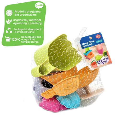 Woopie Let's Go Green WOOPIE GREEN Zestaw do Piasku z Pazurami 7 el. BIODEGRADOWALNY ORGANICZNY MATERIAŁ Woopie Let's Go Green WOOPIE GREEN Zestaw do Piasku z Pazurami 7 el. BIODEGRADOWALNY ORGANICZNY MATERIAŁ