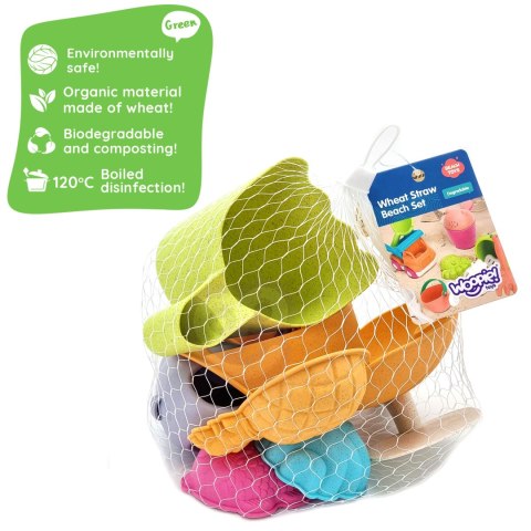 Woopie Let's Go Green WOOPIE GREEN Zestaw do Piasku z Pazurami 7 el. BIODEGRADOWALNY ORGANICZNY MATERIAŁ Woopie Let's Go Green WOOPIE GREEN Zestaw do Piasku z Pazurami 7 el. BIODEGRADOWALNY ORGANICZNY MATERIAŁ