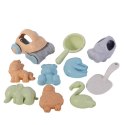 Woopie Let's Go Green WOOPIE GREEN Zestaw do Piasku z Samochodzikiem 10 el. BIODEGRADOWALNY ORGANICZNY MATERIAŁ