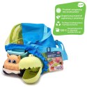 Woopie Let's Go Green WOOPIE GREEN Zestaw do Piasku z Wiaderkiem i Łopatką Krokodyl w Plecaku 10 el. BIODEGRADOWALNY ORGANICZNY MATERIAŁ