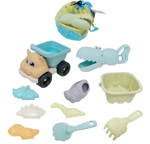 Woopie Let's Go Green WOOPIE GREEN Zestaw do Piasku z Wiaderkiem i Łopatką Krokodyl w Plecaku 10 el. BIODEGRADOWALNY ORGANICZNY MATERIAŁ Woopie Let's Go Green WOOPIE GREEN Zestaw do Piasku z Wiaderkiem i Łopatką Krokodyl w Plecaku 10 el. BIODEGRADOWALNY ORGANICZNY MATERIAŁ