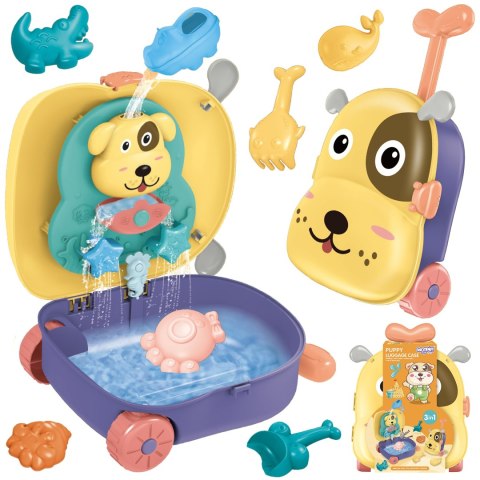Woopie WOOPIE Zestaw do Piasku 3w1 Walizka Piesek Stolik Wodny Woopie WOOPIE Zestaw do Piasku 3w1 Walizka Piesek Stolik Wodny