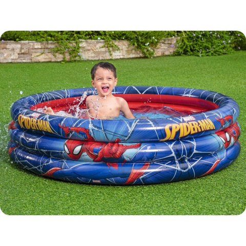 Bestway Basen dmuchany 122 x 30 cm Spiderman Bestway 98018 Bestway Basen dmuchany 122 x 30 cm Spiderman Bestway 98018