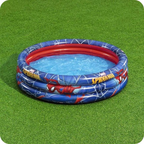 Bestway Basen dmuchany 122 x 30 cm Spiderman Bestway 98018 Bestway Basen dmuchany 122 x 30 cm Spiderman Bestway 98018