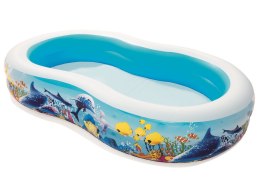 Bestway Basen dmuchany rybki 262 x 157 x 46 cm Bestway 54118
