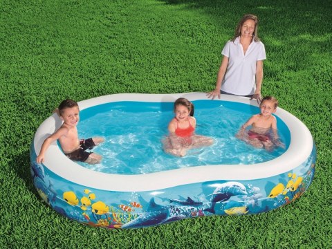 Bestway Basen dmuchany rybki 262 x 157 x 46 cm Bestway 54118 Bestway Basen dmuchany rybki 262 x 157 x 46 cm Bestway 54118