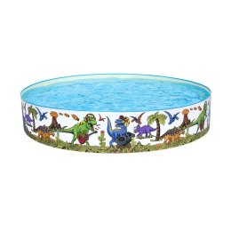Bestway Basen ogrodowy Dinozaury 244 x 46 cm Bestway 55001