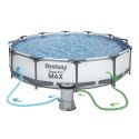 Bestway Basen ogrodowy stelażowy 366 x 122 cm 6w1 Bestway 56420