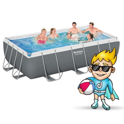 Bestway Basen ogrodowy stelażowy 404 x 201 x 100 cm 11w1 Bestway 56441 Bestway Basen ogrodowy stelażowy 404 x 201 x 100 cm 11w1 Bestway 56441
