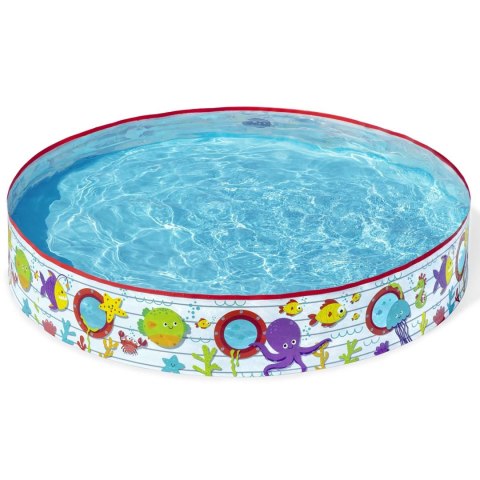 Bestway Basen rozporowy dla dzieci rybki 152 x 25 cm Bestway 55029