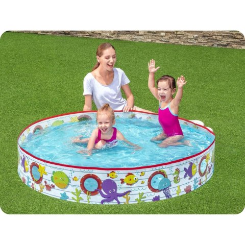 Bestway Basen rozporowy dla dzieci rybki 152 x 25 cm Bestway 55029 Bestway Basen rozporowy dla dzieci rybki 152 x 25 cm Bestway 55029