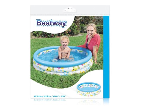 Bestway Basenik dla dzieci 102 x 25 cm Bestway 51008 Bestway Basenik dla dzieci 102 x 25 cm Bestway 51008