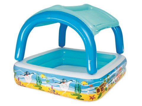 Bestway Basenik dla dzieci z daszkiem 140 x 140 x 114 cm Bestway 52192 Bestway Basenik dla dzieci z daszkiem 140 x 140 x 114 cm Bestway 52192