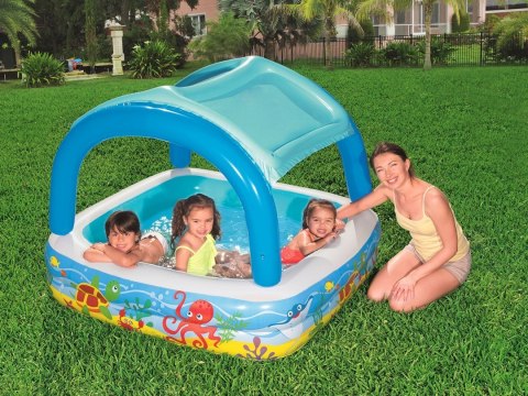 Bestway Basenik dla dzieci z daszkiem 140 x 140 x 114 cm Bestway 52192 Bestway Basenik dla dzieci z daszkiem 140 x 140 x 114 cm Bestway 52192