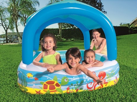 Bestway Basenik dla dzieci z daszkiem 140 x 140 x 114 cm Bestway 52192 Bestway Basenik dla dzieci z daszkiem 140 x 140 x 114 cm Bestway 52192