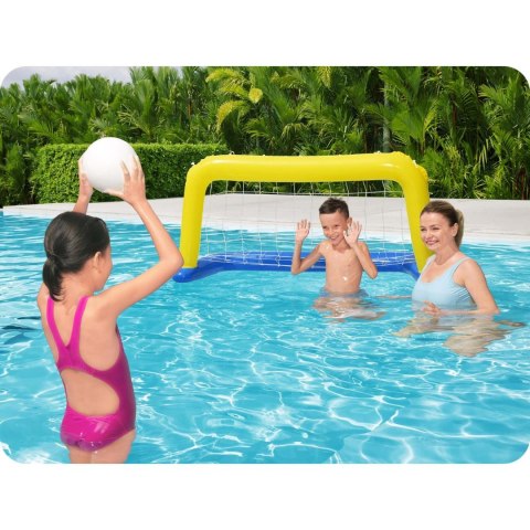 Bestway Bramka basenowa + piłka 137 x 66 cm Bestawy 52123 Bestway Bramka basenowa + piłka 137 x 66 cm Bestawy 52123