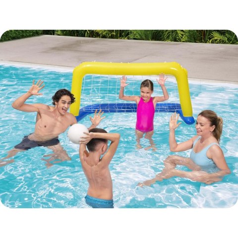 Bestway Bramka basenowa + piłka 137 x 66 cm Bestawy 52123 Bestway Bramka basenowa + piłka 137 x 66 cm Bestawy 52123
