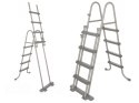 Bestway Drabinka bezpieczna do basenów 122 cm Bestway 58331