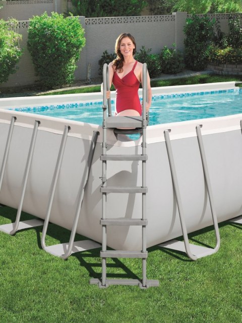 Bestway Drabinka bezpieczna do basenów 132 cm Bestway 58332 Bestway Drabinka bezpieczna do basenów 132 cm Bestway 58332