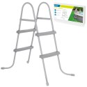 Bestway Drabinka metalowa do basenów 84 cm Bestway 58430