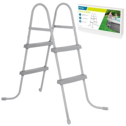 Bestway Drabinka metalowa do basenów 84 cm Bestway 58430