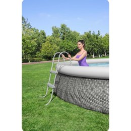 Bestway Drabinka metalowa do basenów 84 cm Bestway 58430
