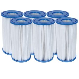 Bestway Filtr do pompy filtrującej Typ III - komplet 6 SZT Bestway 58012