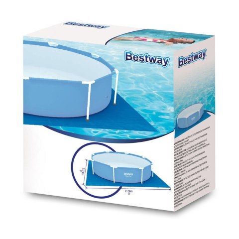 Bestway Mata pod basen - 274 x 274 cm Bestway 58000 Bestway Mata pod basen - 274 x 274 cm Bestway 58000