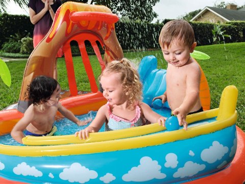 Bestway Plac zabaw dmuchany Lava Lagoon 265 x 265 x 104 cm Bestway 53069 Bestway Plac zabaw dmuchany Lava Lagoon 265 x 265 x 104 cm Bestway 53069