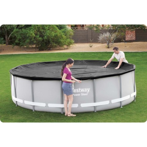 Bestway Pokrywa do basenu stelażowego 427 cm Bestway 58248 Bestway Pokrywa do basenu stelażowego 427 cm Bestway 58248