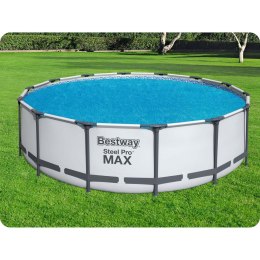 Bestway Pokrywa solarna do basenu stelaż 427 cm Bestway 58252