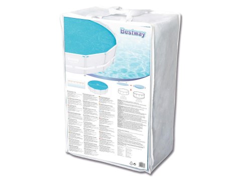 Bestway Pokrywa solarna do basenu stelaż 427 cm Bestway 58252 Bestway Pokrywa solarna do basenu stelaż 427 cm Bestway 58252