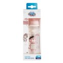 CANPOL 35/232 Butelka szeroka antykolkowa 240ml Bonjour różowa CANPOL 35/232 Butelka szeroka antykolkowa 240ml Bonjour różowa