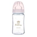 CANPOL 35/234 Butelka szeroka antykolkowa 240ml Easy Start Royal różowa CANPOL 35/234 Butelka szeroka antykolkowa 240ml Easy Start Royal różowa