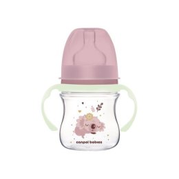 CANPOL 35/236 Butelka antykolkowa 120ml EasyStart Sleepy Koala różowa