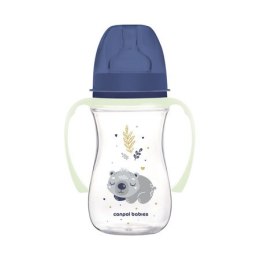 CANPOL 35/237 Butelka antykolkowa 240ml EasyStart Sleepy Koala niebieska