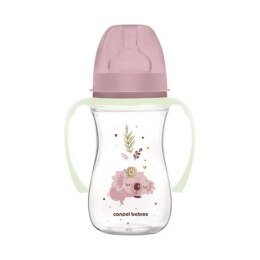 CANPOL 35/237 Butelka antykolkowa 240ml EasyStart Sleepy Koala różowa