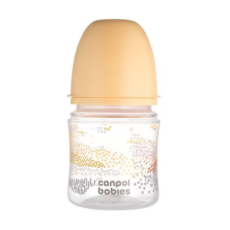 CANPOL 35/242 Butelka antykolkowa EasyStart 120ml MOUNTAINS beige CANPOL 35/242 Butelka antykolkowa EasyStart 120ml MOUNTAINS beige
