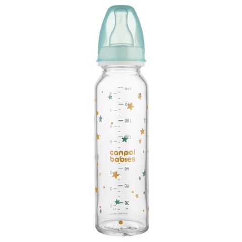 CANPOL 42/201 Butelka szklana 240ml.dekorowana CANPOL 42/201 Butelka szklana 240ml.dekorowana
