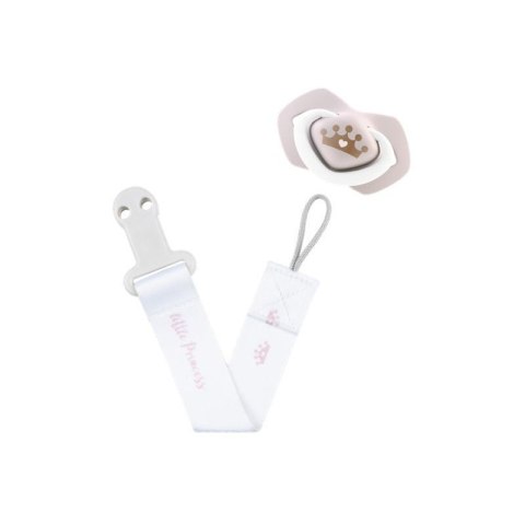 CANPOL 51/025 Tasiemka do smoczka uspokajającego Royal Baby różowa CANPOL 51/025 Tasiemka do smoczka uspokajającego Royal Baby różowa