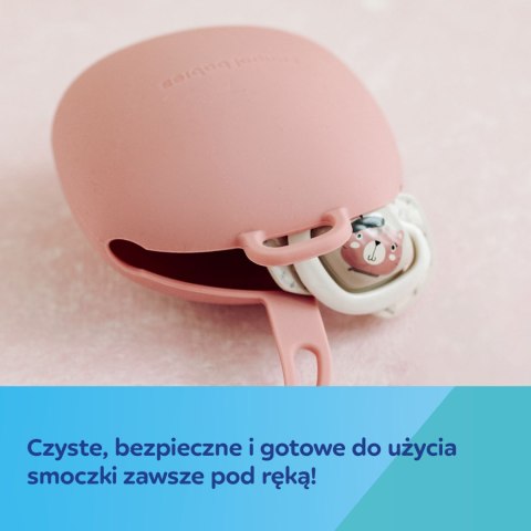 CANPOL 51/402 Silikonowe etui na smoczek beżowe CANPOL 51/402 Silikonowe etui na smoczek beżowe