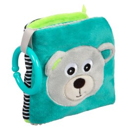 CANPOL 68/075 Pluszowa książeczka edukacyjna Bears grey*